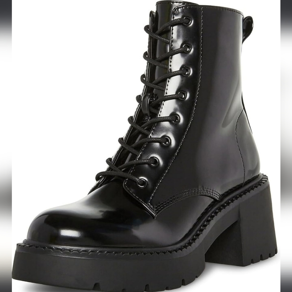 Madden Girl Fashion Boot, patent look